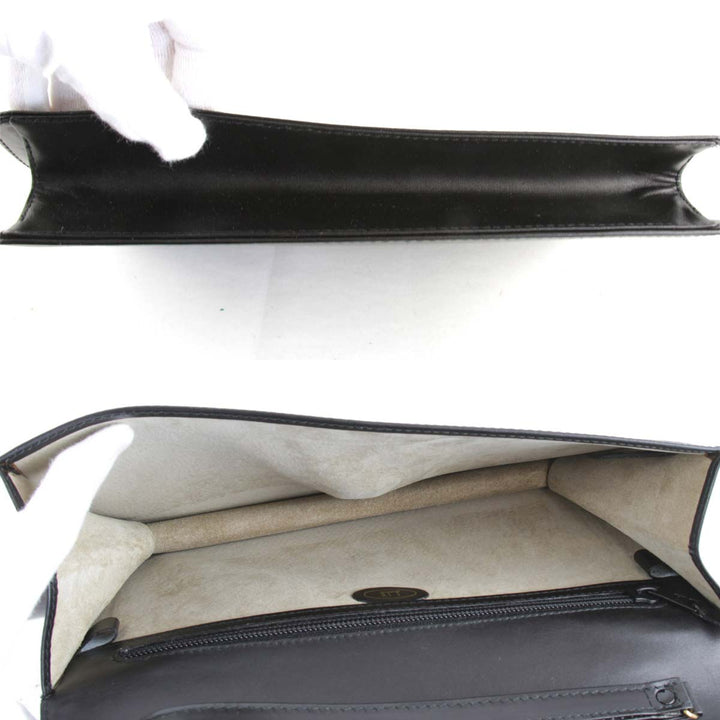 良品『USED』 
Dunhill ダンヒル 
 セカンドバッグ 
レザー ブラック