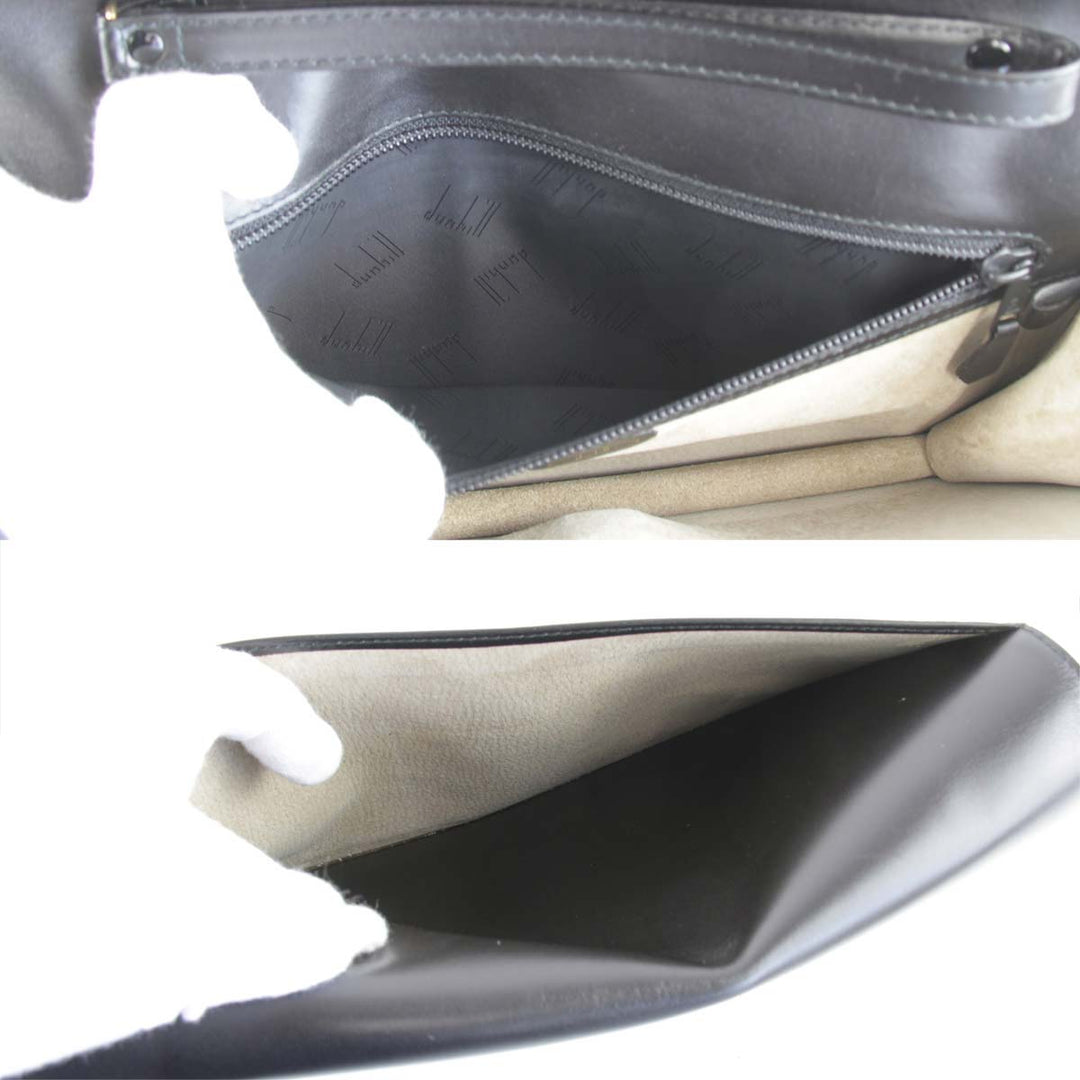 良品『USED』 
Dunhill ダンヒル 
 セカンドバッグ 
レザー ブラック