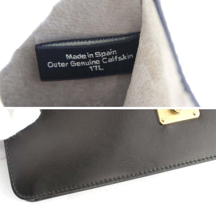 良品『USED』 
Dunhill ダンヒル 
 セカンドバッグ 
レザー ブラック