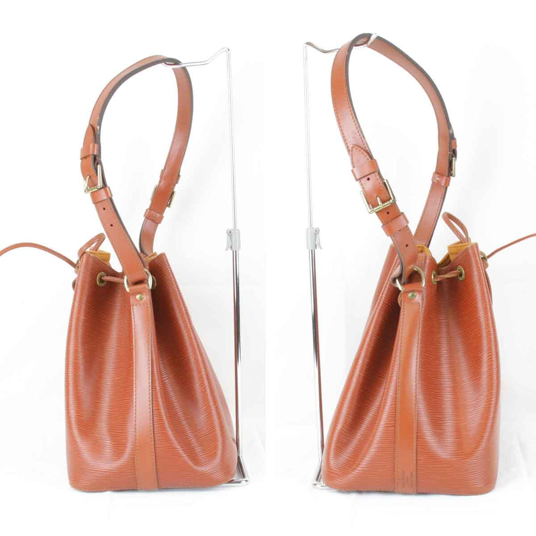 『USED』 
LOUIS VUITTON ルイ・ヴィトン 
 ノエ M44003 ショルダーバッグ 
エピレザー ブラウン