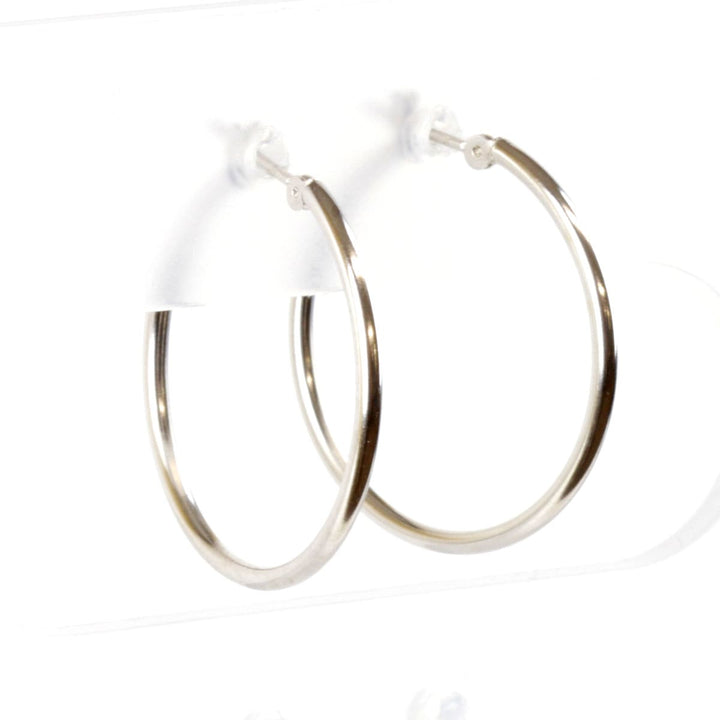 美品『USED』 K14WG 
 フープ ピアス
 1.3g