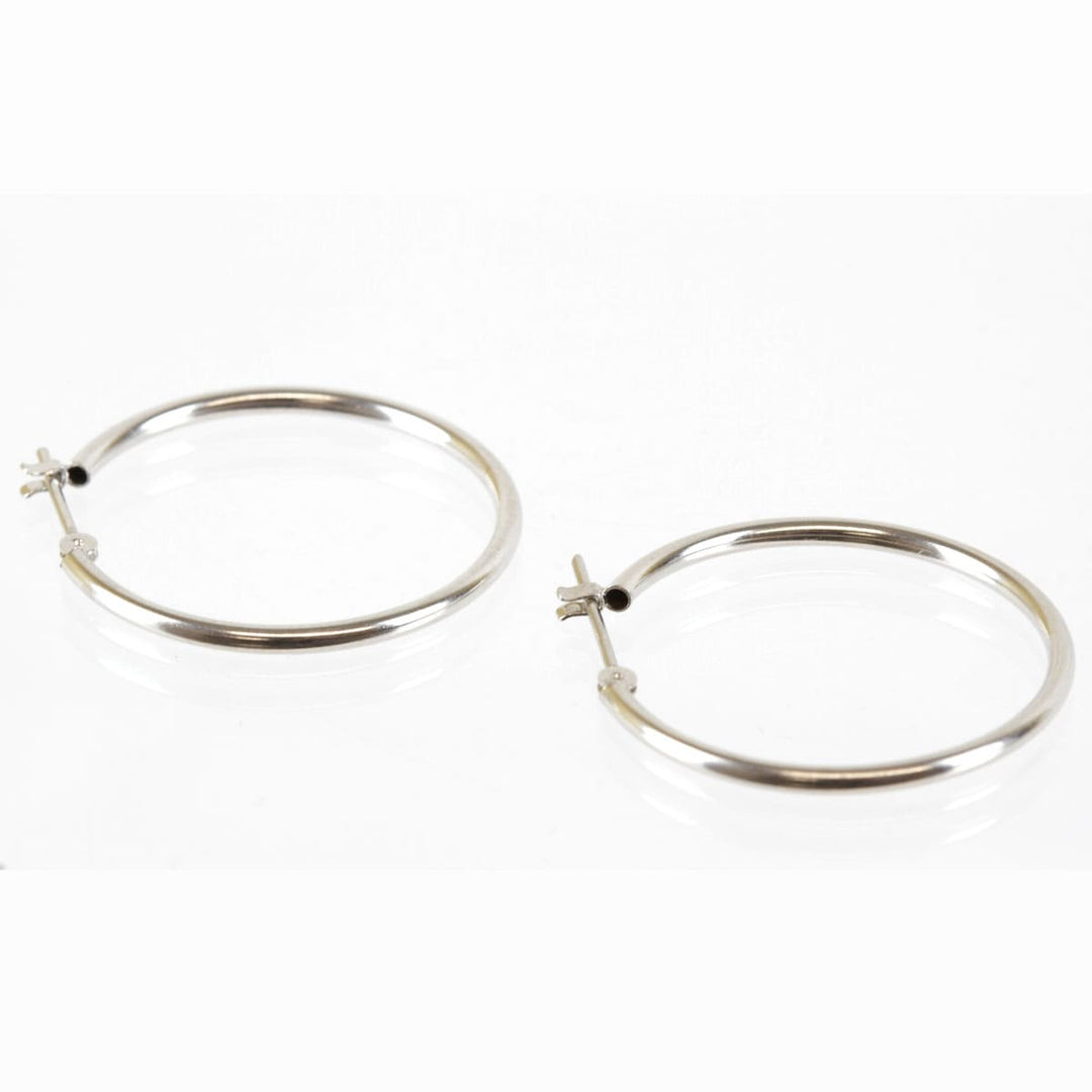 美品『USED』 K14WG 
 フープ ピアス
 1.3g