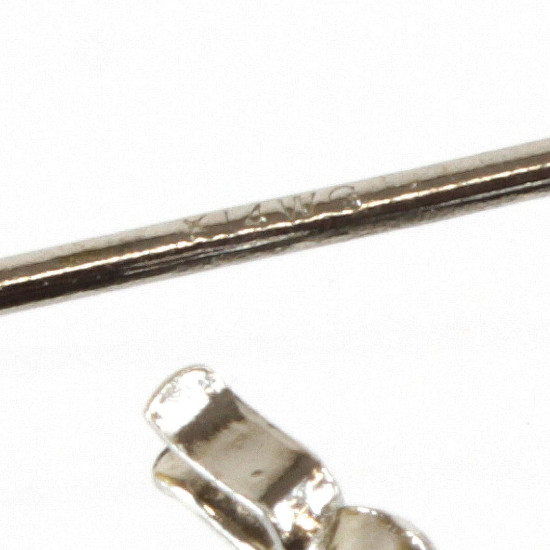 美品『USED』 K14WG 
 フープ ピアス
 1.3g