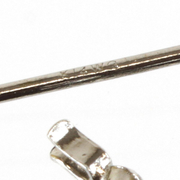 美品『USED』 K14WG 
 フープ ピアス
 1.3g