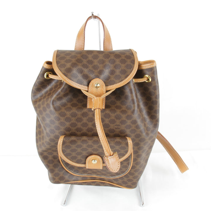 『USED』 
CELINE セリーヌ 
 C.E06-1 リュック・デイパック 
PVCコーティングキャンバス/レザー ブラウン
