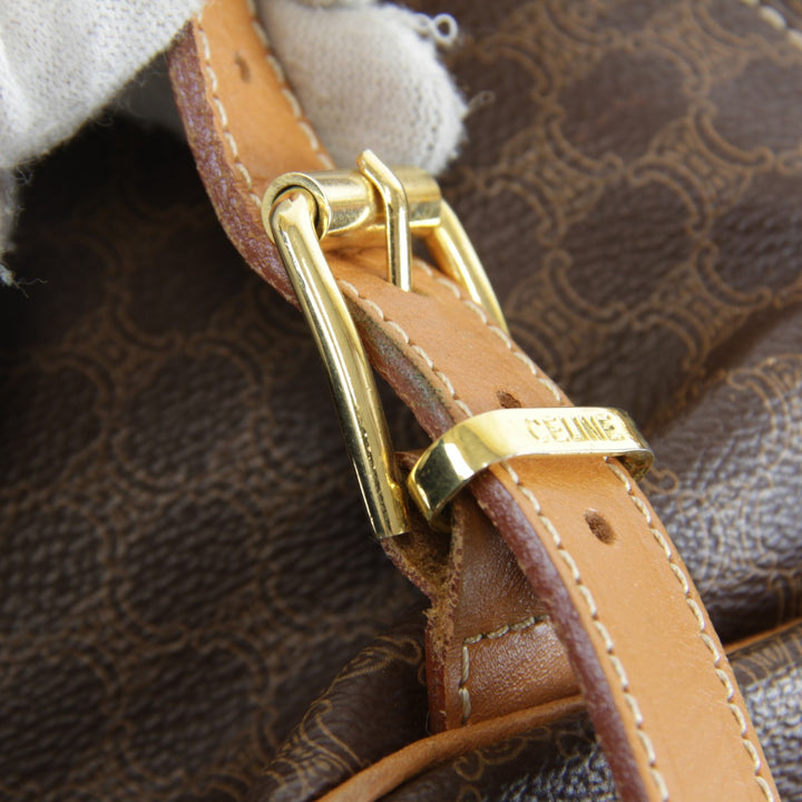 『USED』 
CELINE セリーヌ 
 C.E06-1 リュック・デイパック 
PVCコーティングキャンバス/レザー ブラウン