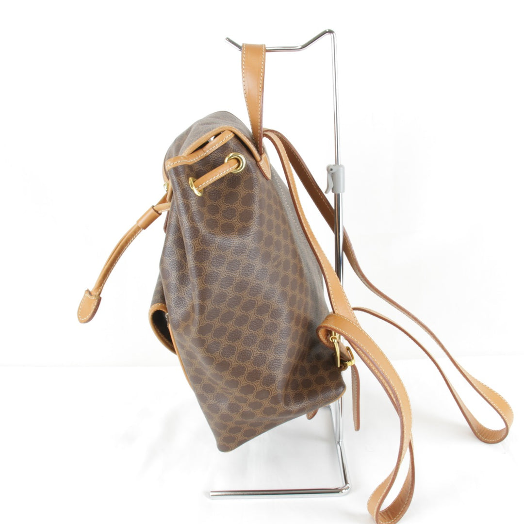 『USED』 
CELINE セリーヌ 
 C.E06-1 リュック・デイパック 
PVCコーティングキャンバス/レザー ブラウン