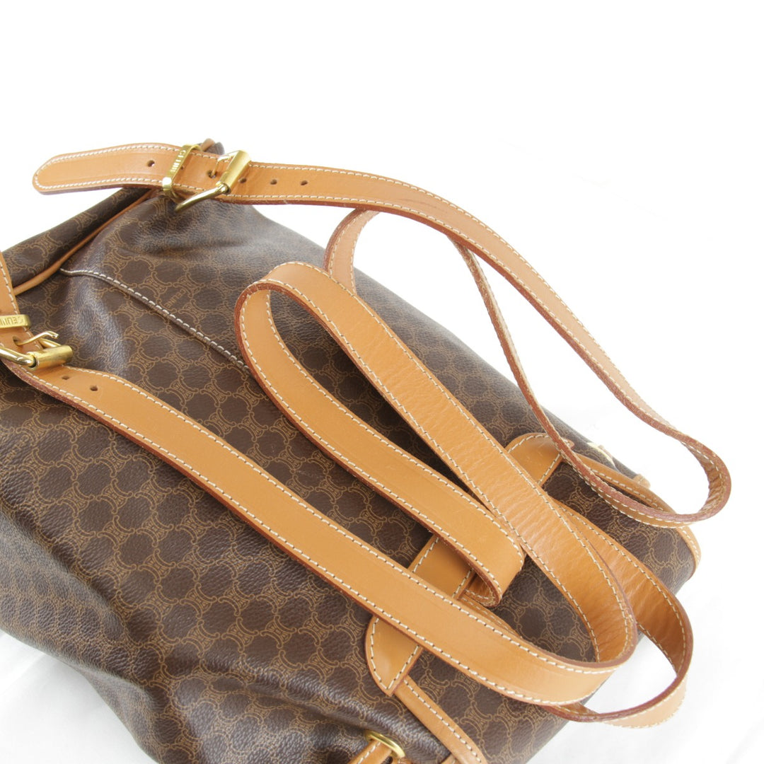 『USED』 
CELINE セリーヌ 
 C.E06-1 リュック・デイパック 
PVCコーティングキャンバス/レザー ブラウン