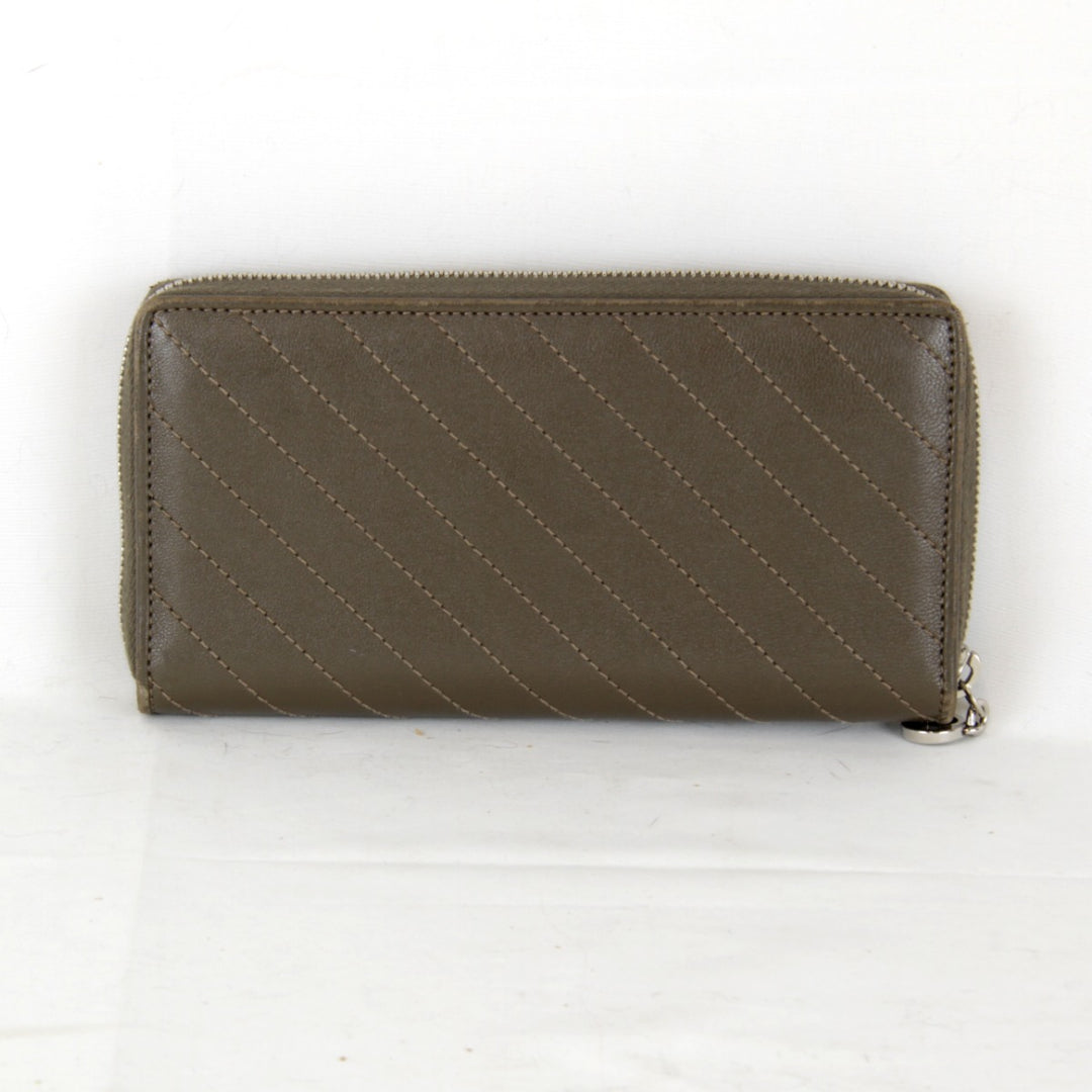 『USED』 
GUCCI グッチ 
 ブロンディ ラウンドジップウォレット 760312・496334 長財布 
レザー ブラウン
