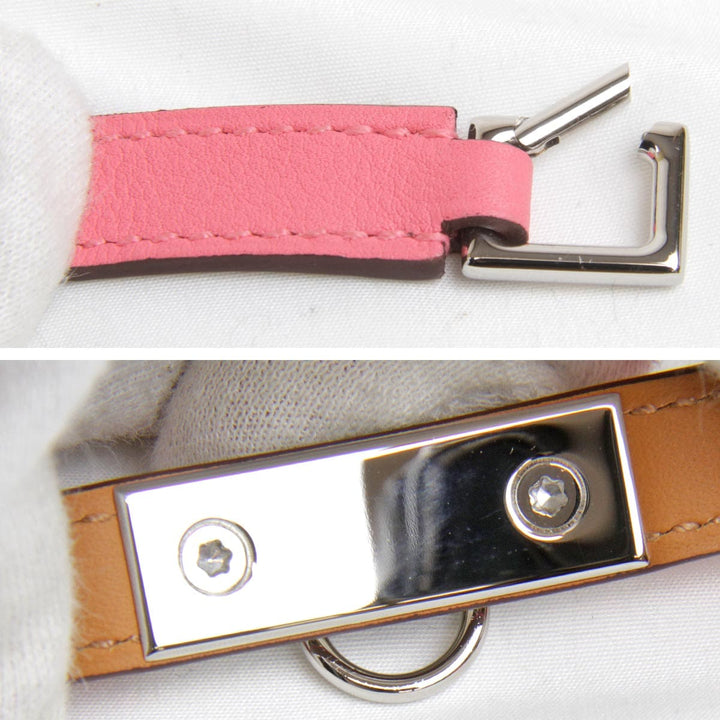 美品『ほぼ未使用』 
HERMES エルメス 
 リヴァルドゥブルトゥール ブレスレット 
スイフト ピンク