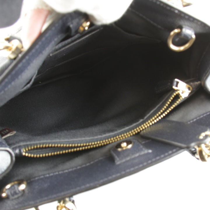美品『USED』 
COACH コーチ 
 F37816 2WAYバッグ ハンドバッグ 
レザー ブルー
