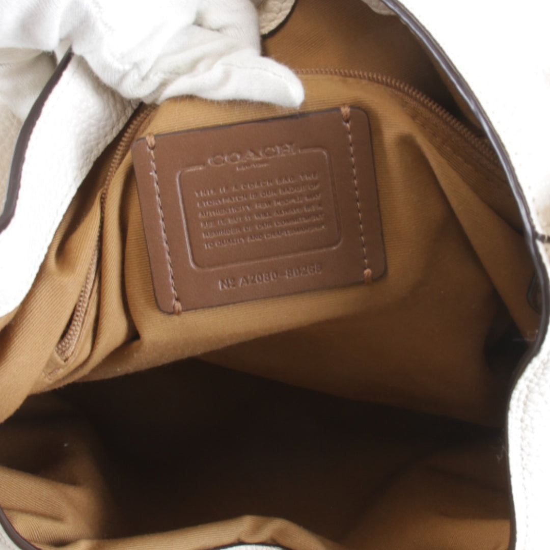 『USED』 
COACH コーチ 
 80268 トートバッグ 
レザー ホワイト