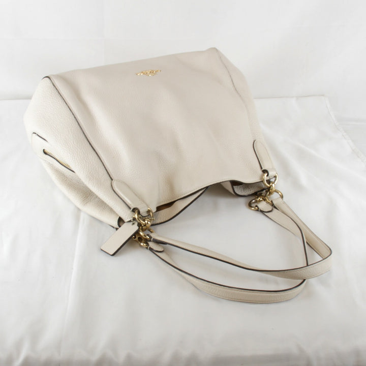 『USED』 
COACH コーチ 
 80268 トートバッグ 
レザー ホワイト