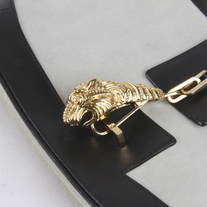 『USED』 
GUCCI グッチ 
 001・4110・001013 ショルダーバッグ 
スウェード ホワイト