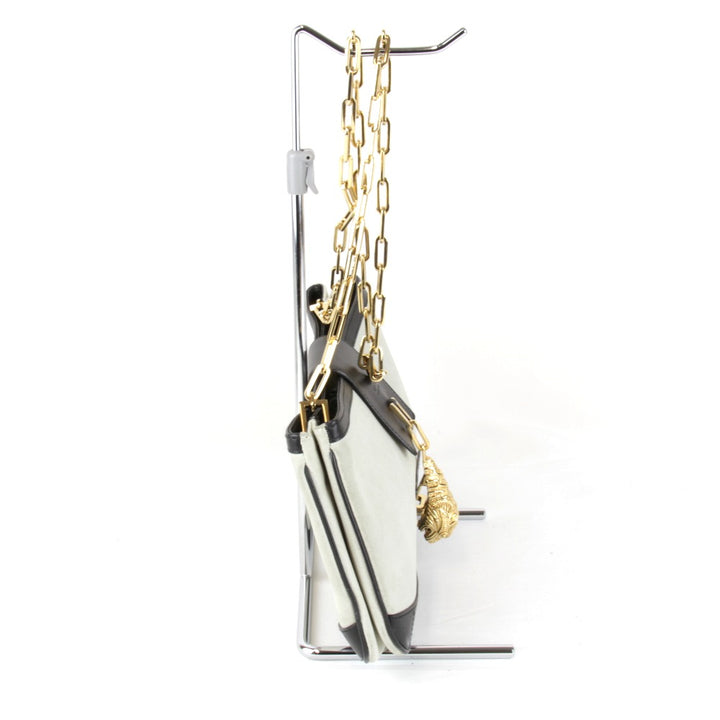 『USED』 
GUCCI グッチ 
 001・4110・001013 ショルダーバッグ 
スウェード ホワイト