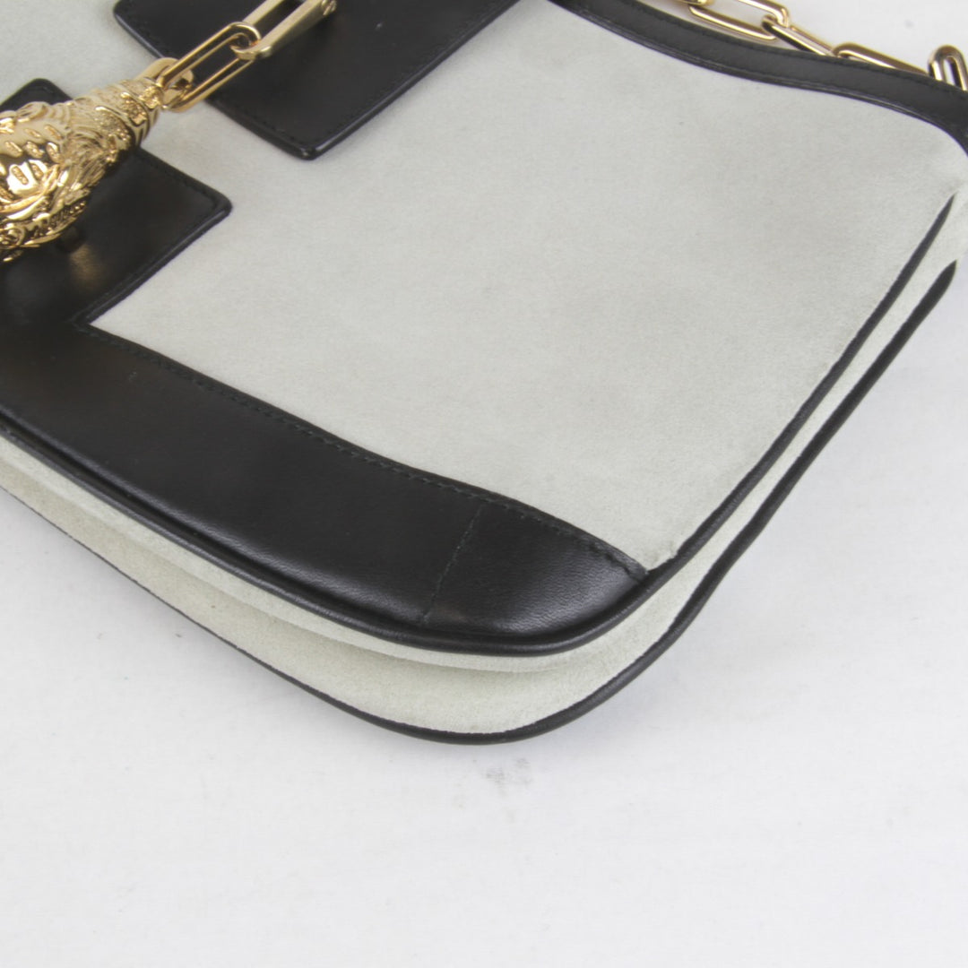 『USED』 
GUCCI グッチ 
 001・4110・001013 ショルダーバッグ 
スウェード ホワイト