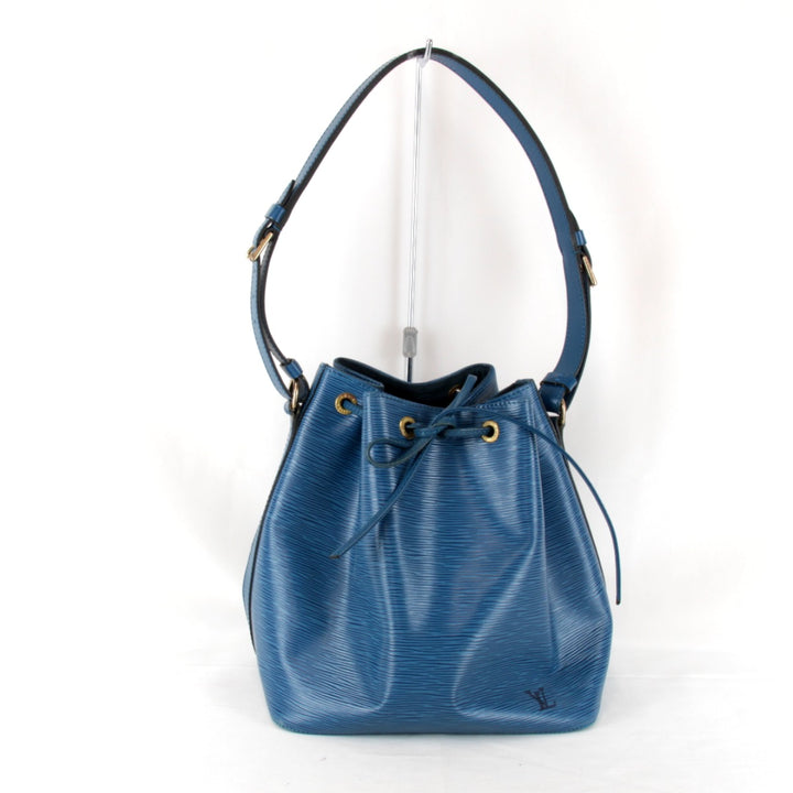 『USED』 
LOUIS VUITTON ルイ・ヴィトン 
 プチノエ 巾着 M44105 ショルダーバッグ 
エピレザー ブルー