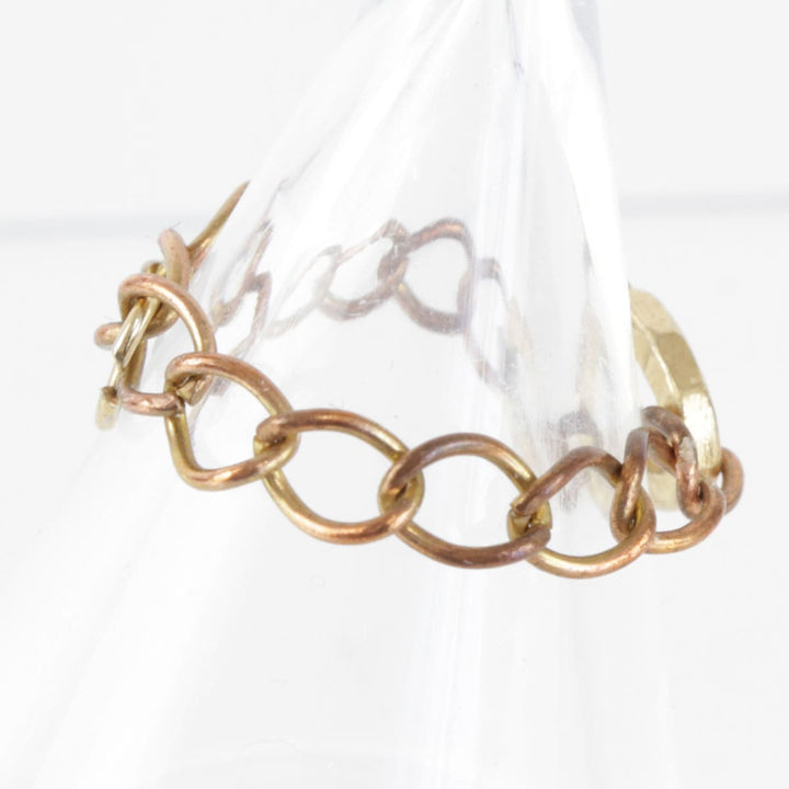 『USED』 メタル 
CHANEL  ココマーク チェーンリング 一部破損あり リング・指輪