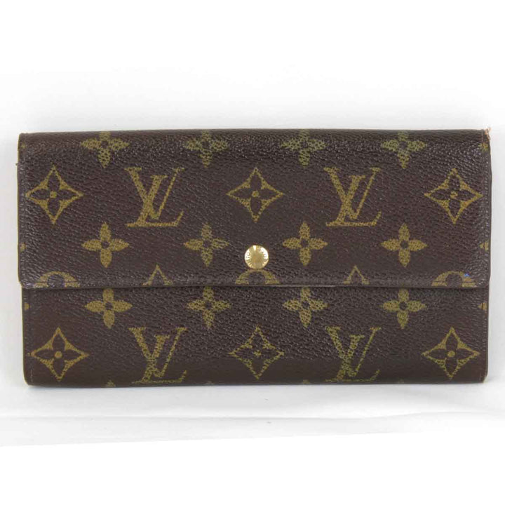 『USED』 
LOUIS VUITTON ルイ・ヴィトン 
 ポルトモネクレディ M61725 長財布 
モノグラムキャンバス ブラウン