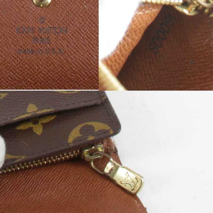 『USED』 
LOUIS VUITTON ルイ・ヴィトン 
 ポルトモネクレディ M61725 長財布 
モノグラムキャンバス ブラウン