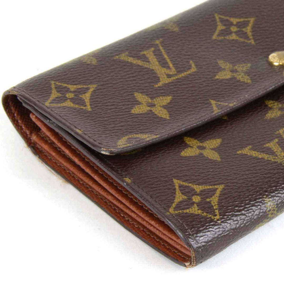 『USED』 
LOUIS VUITTON ルイ・ヴィトン 
 ポルトモネクレディ M61725 長財布 
モノグラムキャンバス ブラウン