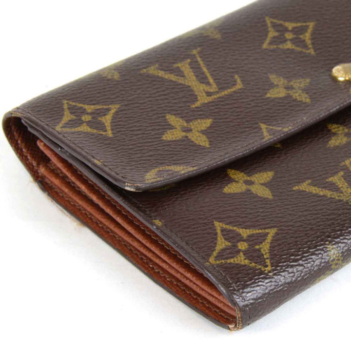 『USED』 
LOUIS VUITTON ルイ・ヴィトン 
 ポルトモネクレディ M61725 長財布 
モノグラムキャンバス ブラウン