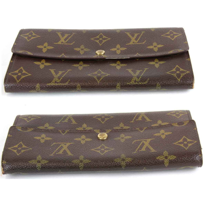 『USED』 
LOUIS VUITTON ルイ・ヴィトン 
 ポルトモネクレディ M61725 長財布 
モノグラムキャンバス ブラウン