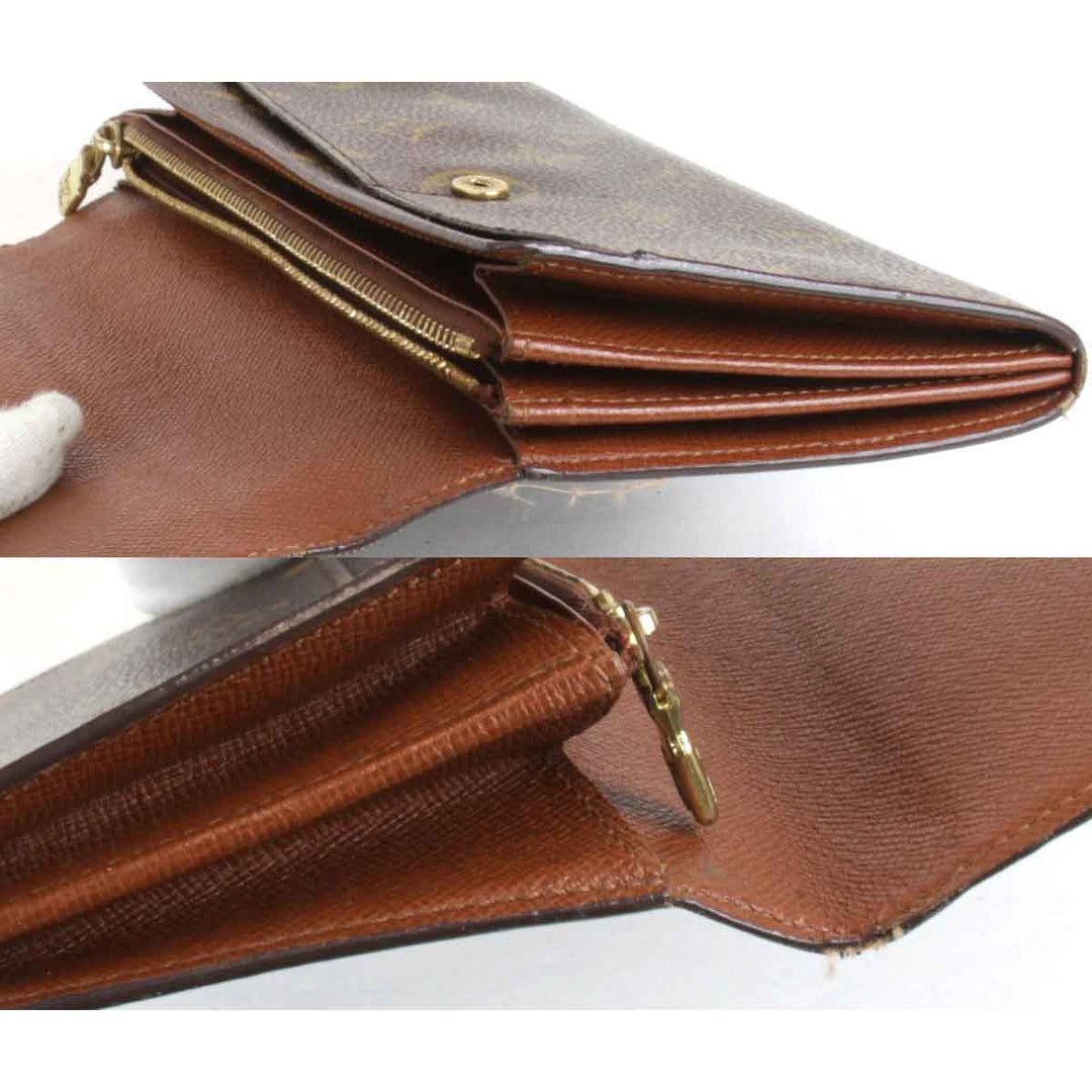 『USED』 
LOUIS VUITTON ルイ・ヴィトン 
 ポルトモネクレディ M61725 長財布 
モノグラムキャンバス ブラウン