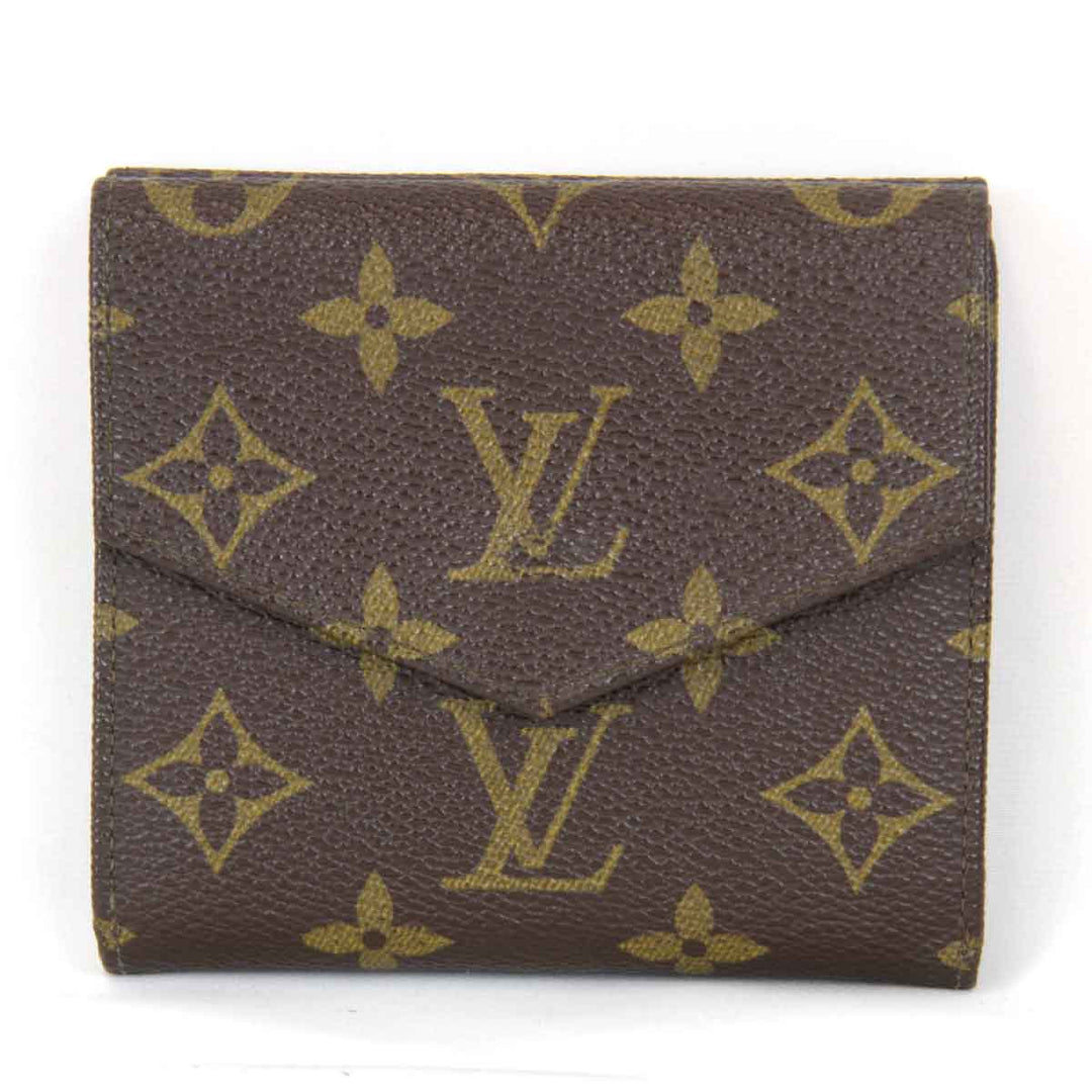 『USED』 
LOUIS VUITTON ルイ・ヴィトン 
 ポルトモネカルトクレディ M61660 二つ折り財布 
モノグラムキャンバス ブラウン