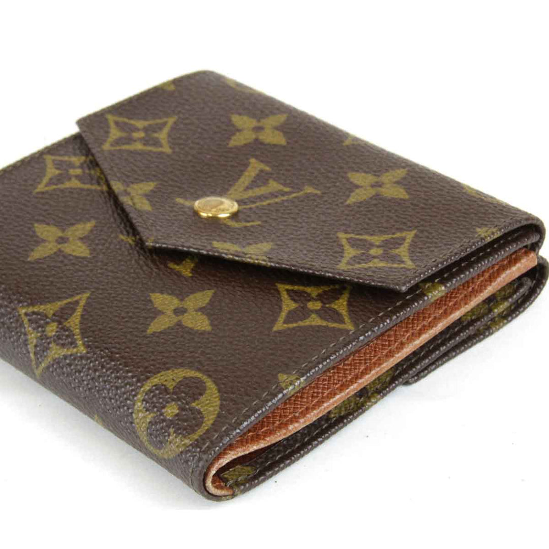 『USED』 
LOUIS VUITTON ルイ・ヴィトン 
 ポルトモネカルトクレディ M61660 二つ折り財布 
モノグラムキャンバス ブラウン