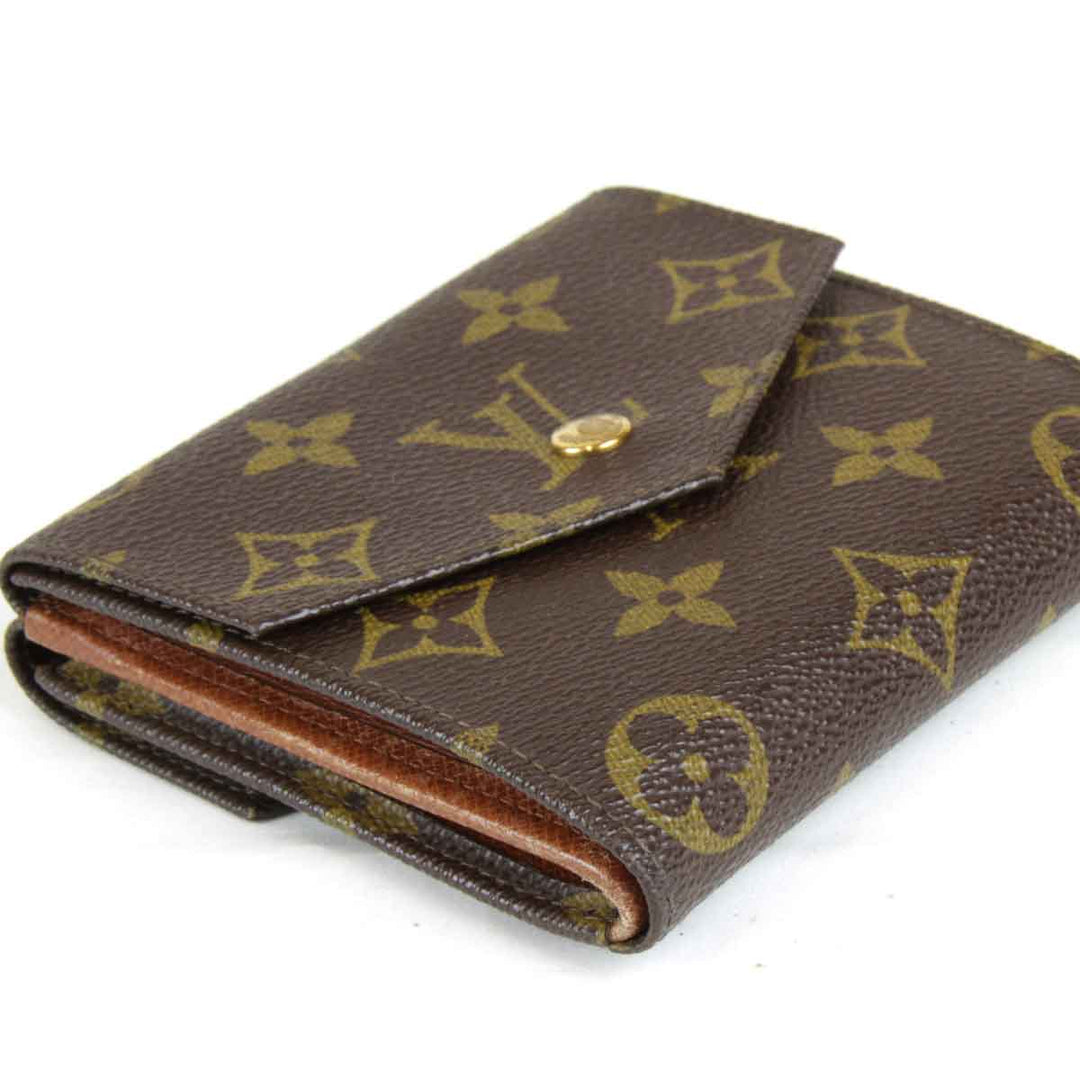 『USED』 
LOUIS VUITTON ルイ・ヴィトン 
 ポルトモネカルトクレディ M61660 二つ折り財布 
モノグラムキャンバス ブラウン