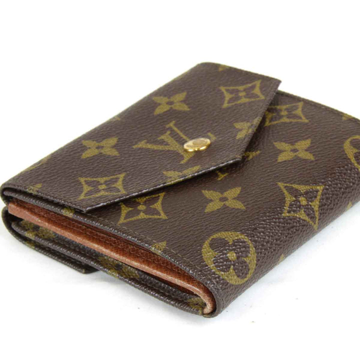 『USED』 
LOUIS VUITTON ルイ・ヴィトン 
 ポルトモネカルトクレディ M61660 二つ折り財布 
モノグラムキャンバス ブラウン