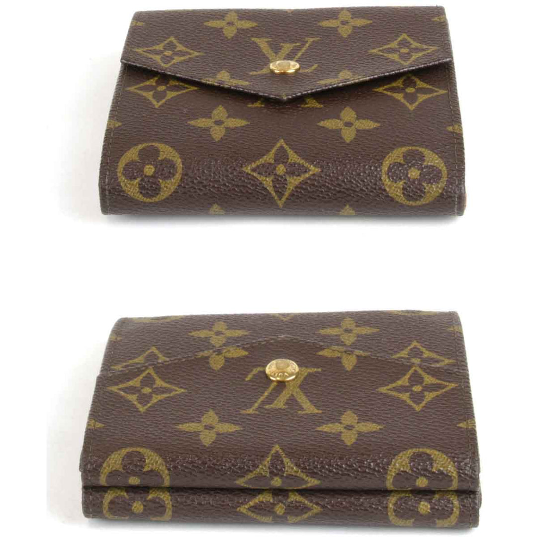 『USED』 
LOUIS VUITTON ルイ・ヴィトン 
 ポルトモネカルトクレディ M61660 二つ折り財布 
モノグラムキャンバス ブラウン