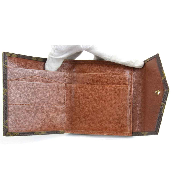 『USED』 
LOUIS VUITTON ルイ・ヴィトン 
 ポルトモネカルトクレディ M61660 二つ折り財布 
モノグラムキャンバス ブラウン
