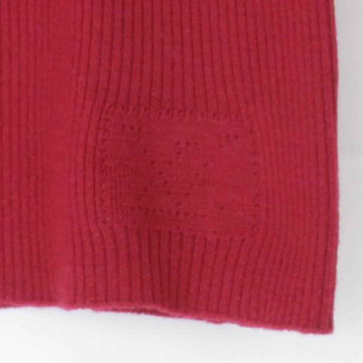 良品『USED』 
LOUIS VUITTON ルイ・ヴィトン 
 リブサマーニット ニット 
 ワインレッド