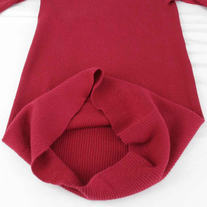 良品『USED』 
LOUIS VUITTON ルイ・ヴィトン 
 リブサマーニット ニット 
 ワインレッド