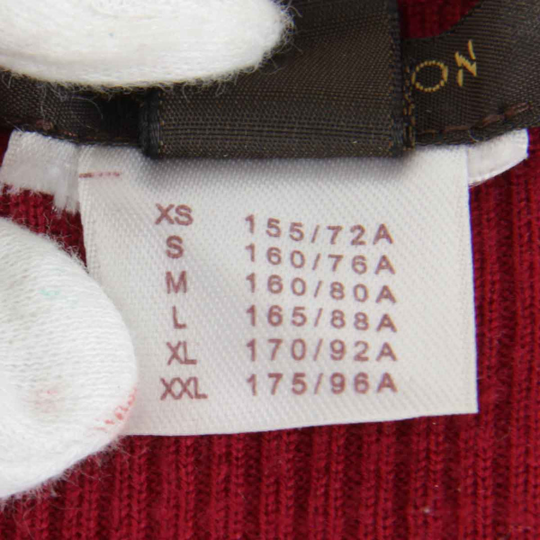 良品『USED』 
LOUIS VUITTON ルイ・ヴィトン 
 リブサマーニット ニット 
 ワインレッド