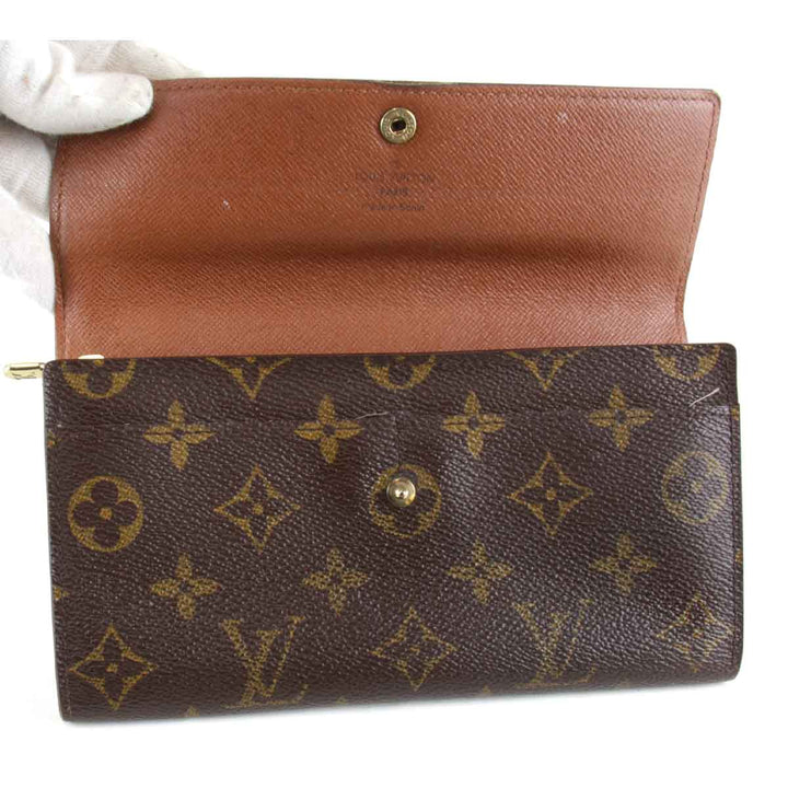 『USED』 
LOUIS VUITTON ルイ・ヴィトン 
 長財布 
モノグラムキャンバス ブラウン