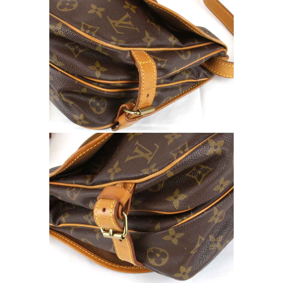 『USED』 
LOUIS VUITTON ルイ・ヴィトン 
 ソミュール30 M42256 ショルダーバッグ 
モノグラムキャンバス ブラウン