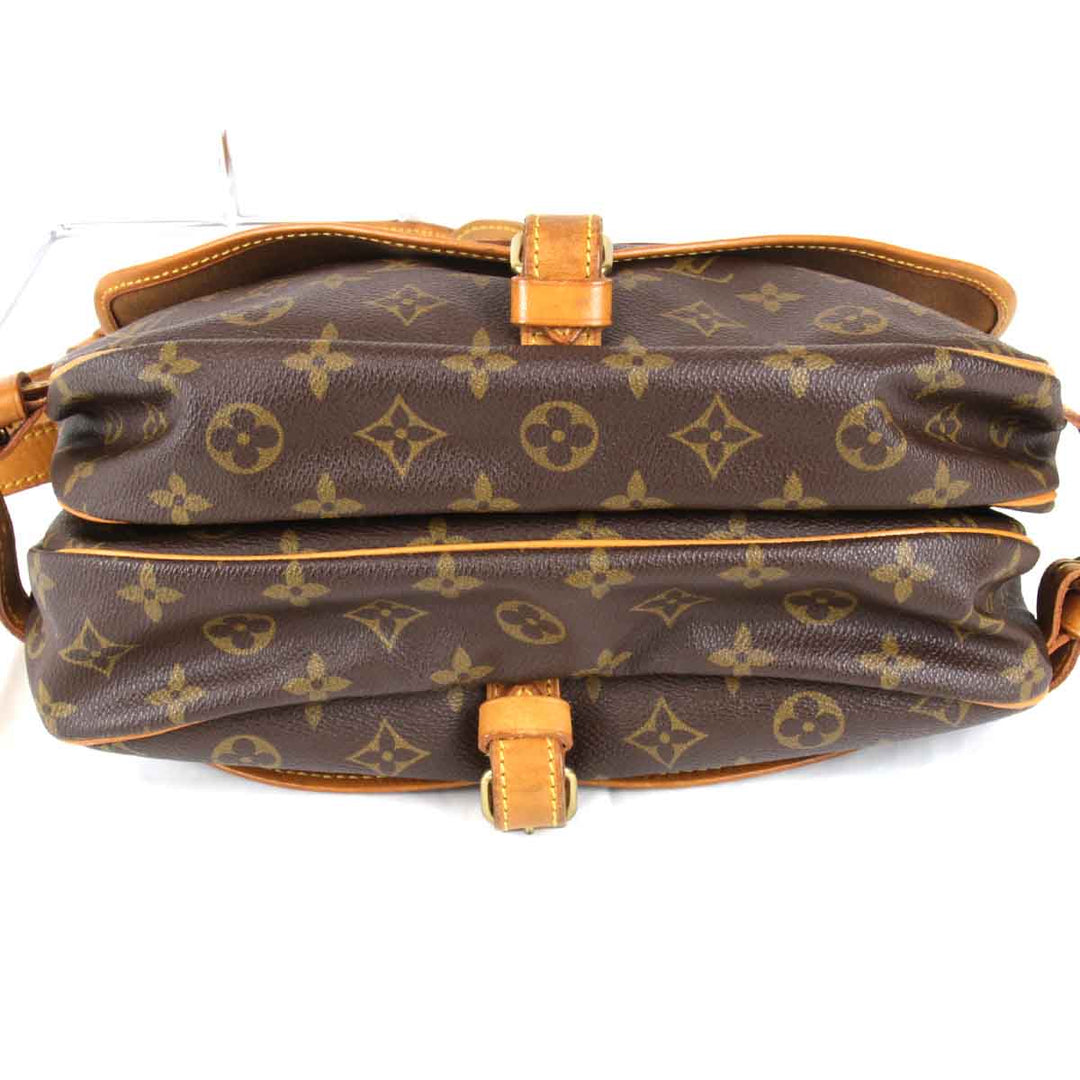 『USED』 
LOUIS VUITTON ルイ・ヴィトン 
 ソミュール30 M42256 ショルダーバッグ 
モノグラムキャンバス ブラウン