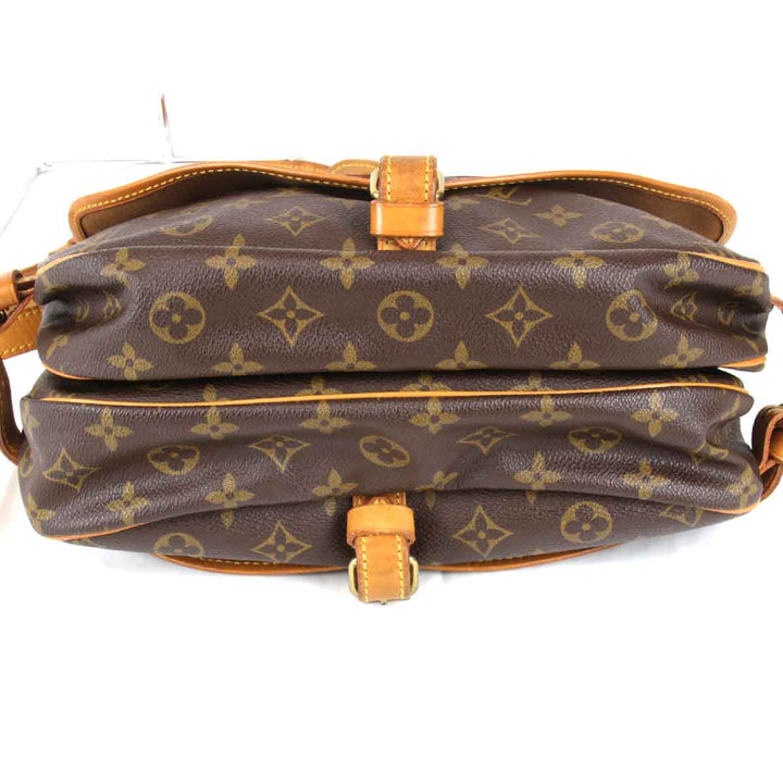 『USED』 
LOUIS VUITTON ルイ・ヴィトン 
 ソミュール30 M42256 ショルダーバッグ 
モノグラムキャンバス ブラウン
