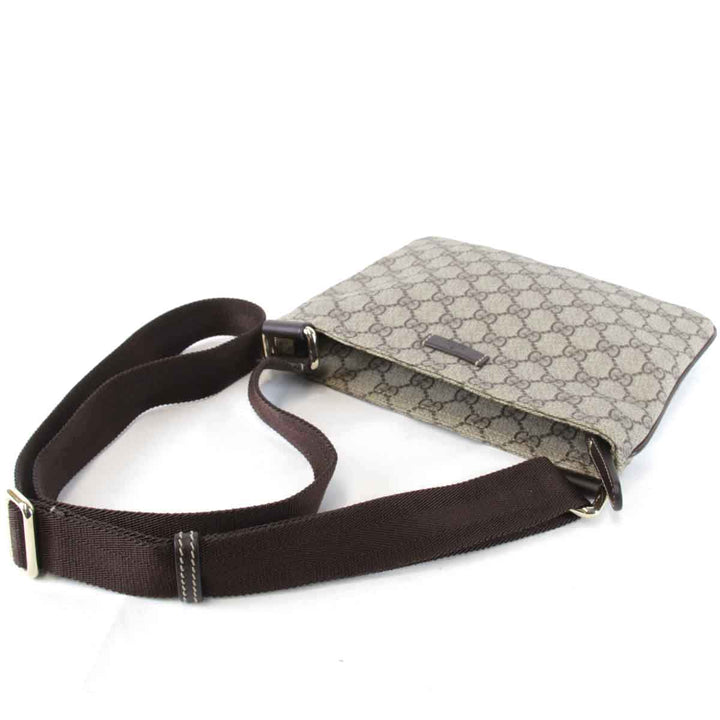 美品『USED』 
GUCCI グッチ 
 201538 204046 ショルダーバッグ 
GGスプリームキャンバス ベージュ