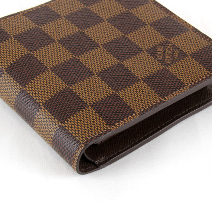 美品『USED』 
LOUIS VUITTON ルイ・ヴィトン 
 ポルトフォイユ マルコ N61675 二つ折り財布 
ダミエキャンバス ブラウン