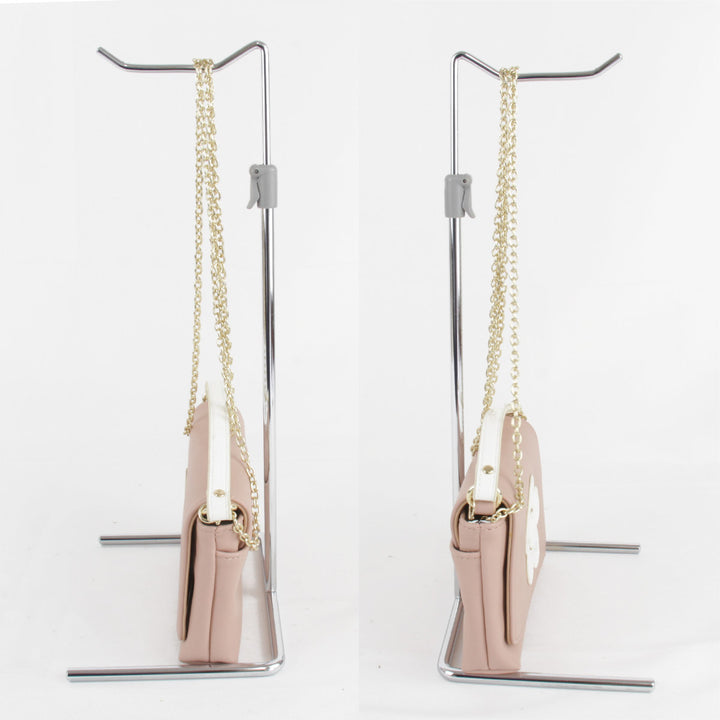 美品『USED』 
MARY QUANT マリークヮント 
 ショルダーバッグ 
レザー ピンク