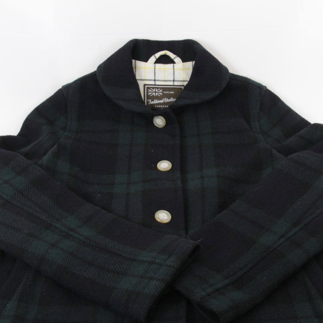 良品『USED』 
Traditional Weatherwear トラディショナルウェザーウェア 
 コート 
ウール/ナイロン ネイビー
