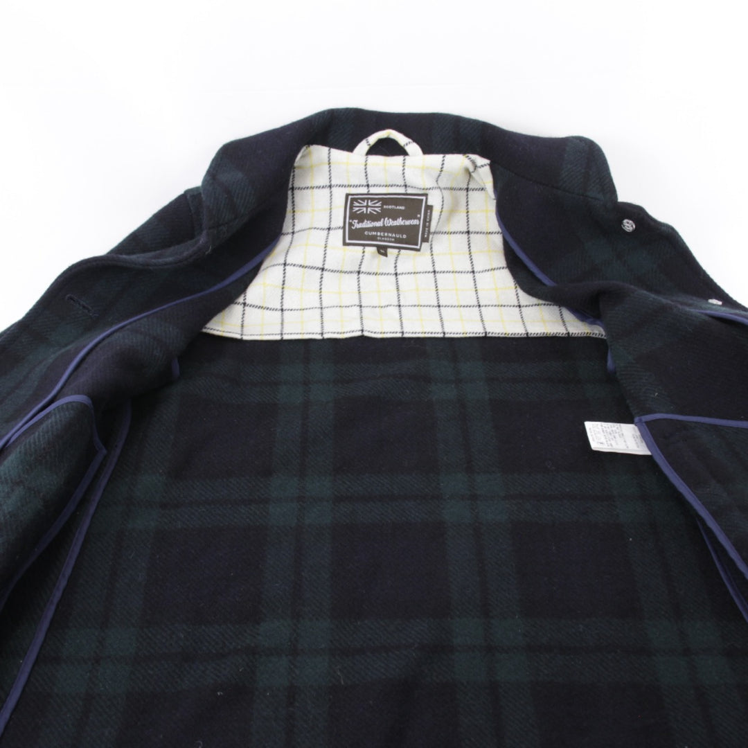 良品『USED』 
Traditional Weatherwear トラディショナルウェザーウェア 
 コート 
ウール/ナイロン ネイビー