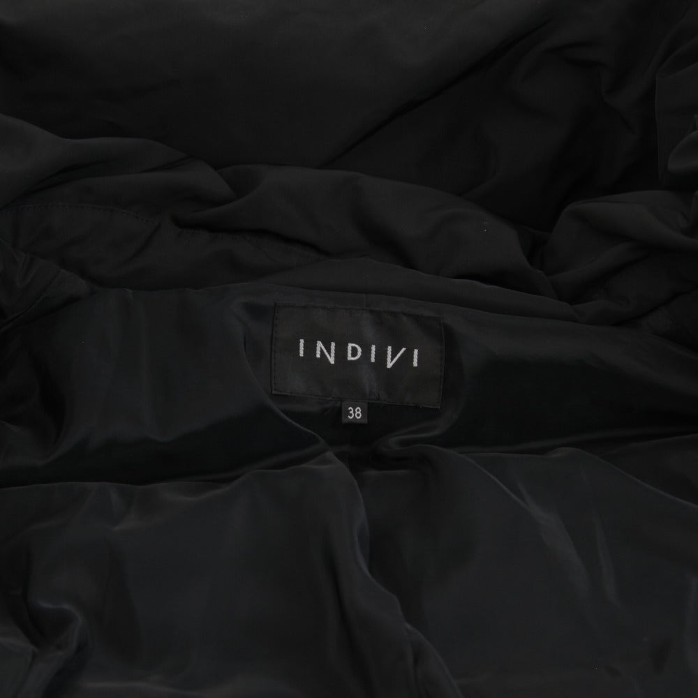 美品『USED』 
INDIVI インディヴィ 
 ダウンジャケット 
ポリエステル/レーヨン ブラック