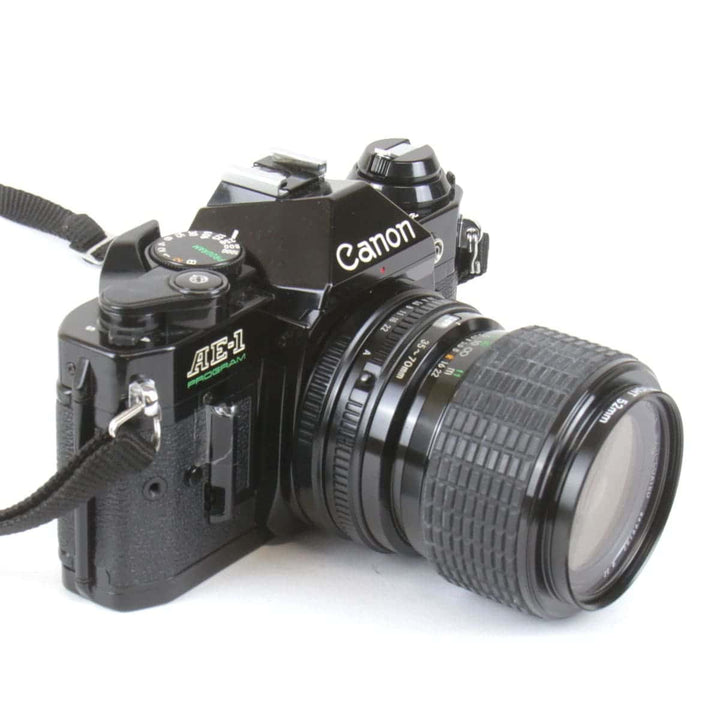 ジャンク『動作未確認』 
canon キャノン 
 AE-1 PROGRAM AE-1 PROGRAM フィルムカメラ 
 ブラック