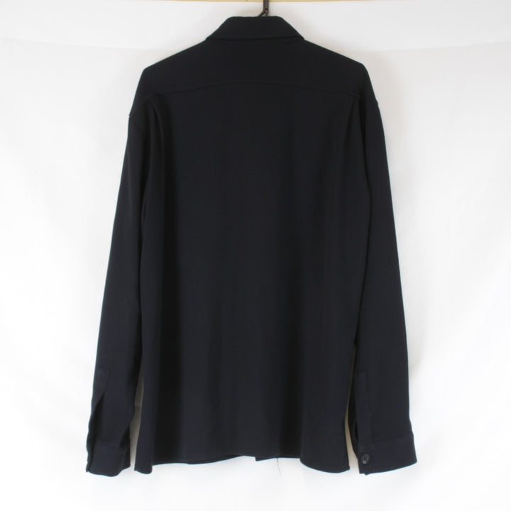 良品『USED』 
ARMANI アルマーニ 
 シンプル 長袖シャツ 
 ブラック