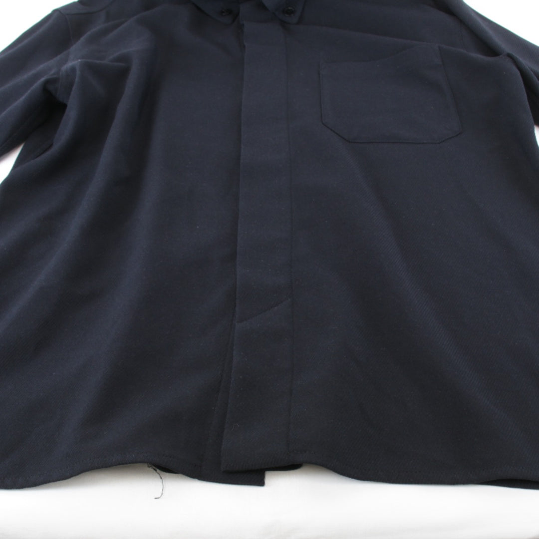 良品『USED』 
ARMANI アルマーニ 
 シンプル 長袖シャツ 
 ブラック